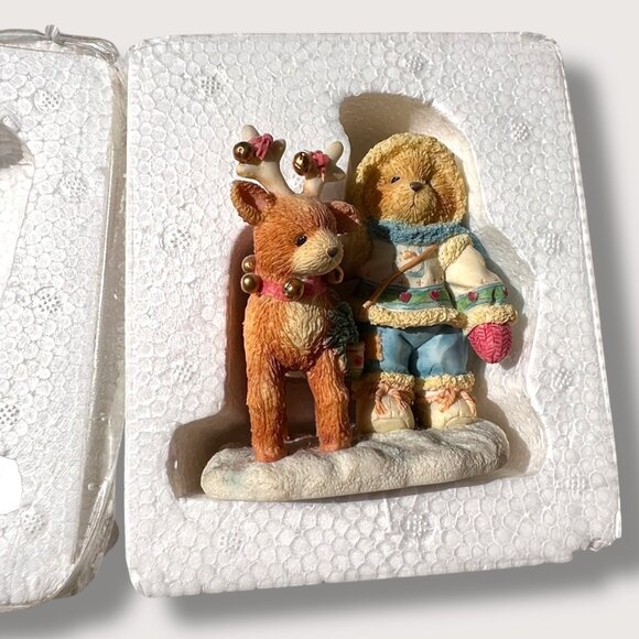 Cherished Teddies NIles "Near And Deer For Christmas" Figurine By Priscilla Hill - Picture 8 of 11